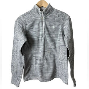 The North Face • Heathered Gray Fleece Pullover Sweater